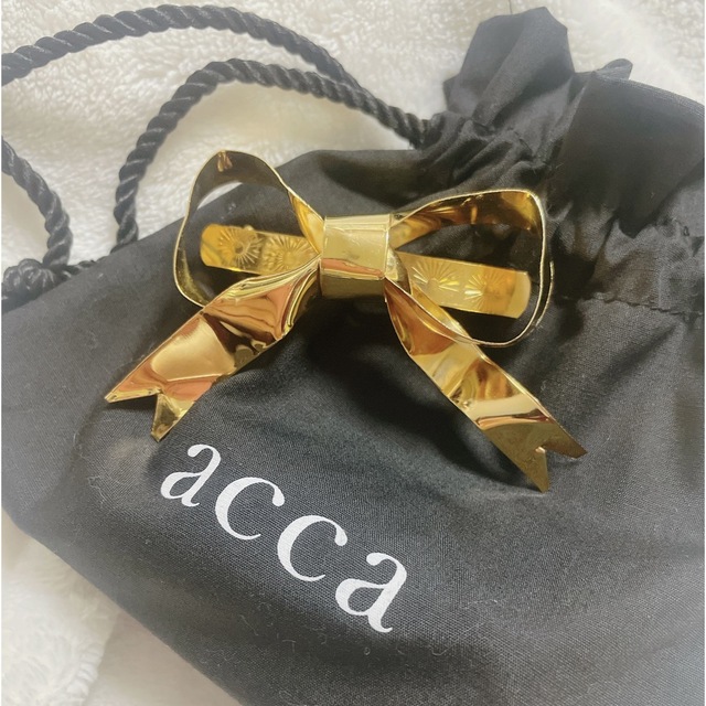 acca - 未使用🌟acca リボン バレッタの通販 by ゆり｜アッカならラクマ