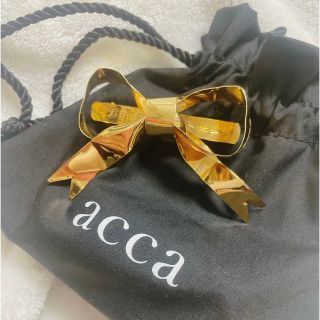 acca　リボンバレッタ　未使用品です。