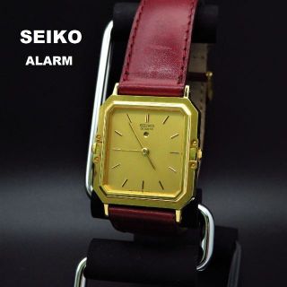 セイコー(SEIKO)のSEIKO アラーム 腕時計 ヴィンテージ ゴールド 希少(腕時計(アナログ))