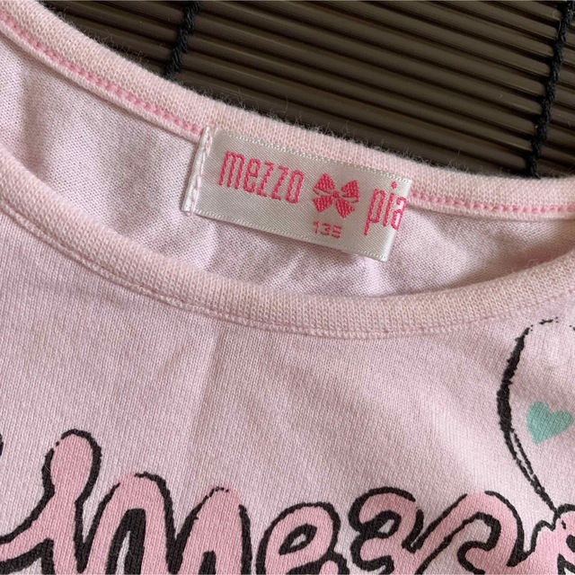 mezzo piano(メゾピアノ)のメゾピアノ　135cm キッズ/ベビー/マタニティのキッズ服女の子用(90cm~)(Tシャツ/カットソー)の商品写真