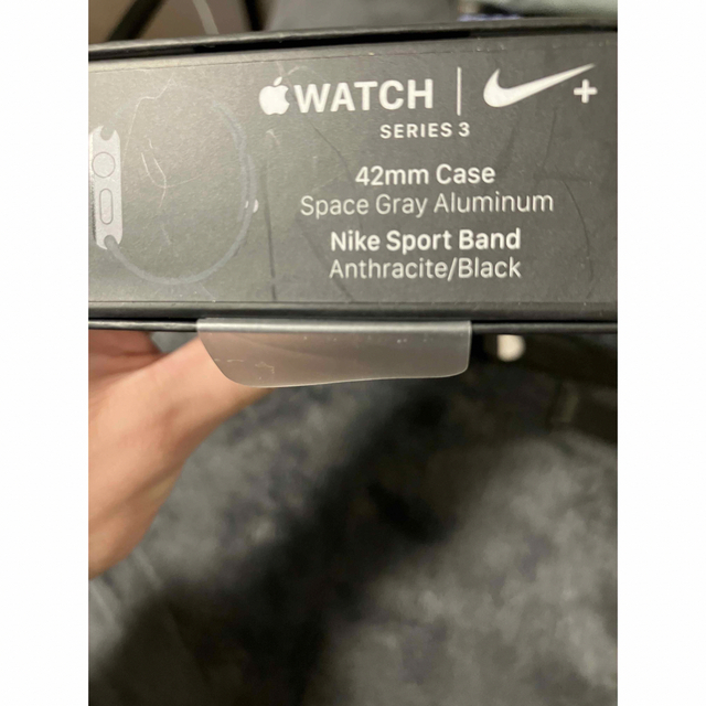 Apple Watch(アップルウォッチ)のApple Watch3 NIKE GPSモデル42mm メンズの時計(腕時計(デジタル))の商品写真