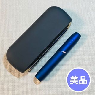 アイコス(IQOS)のNo.2603 【美品】アイコス3 DUO グレーxブルー(タバコグッズ)