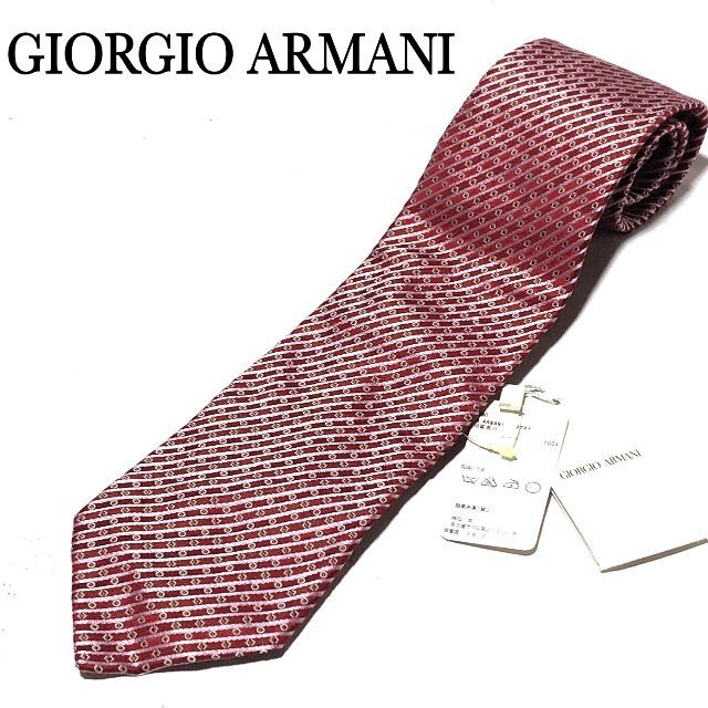 Giorgio Armani(ジョルジオアルマーニ)のジョルジオ アルマーニ ネクタイ 未使用 タグ付/ GIORGIO ARMANI メンズのファッション小物(ネクタイ)の商品写真