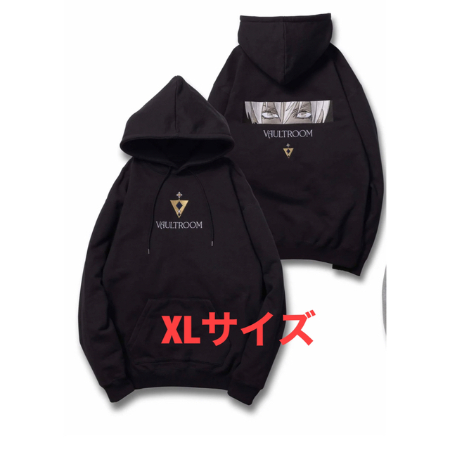 アイボリー×レッド XLサイズ vaultroom × IBRAHIM HOODIE black | www