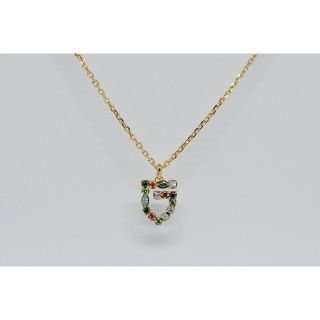 ファッション 極 美品 GARNI ガルニ G ロゴ ネックレス ゴールド