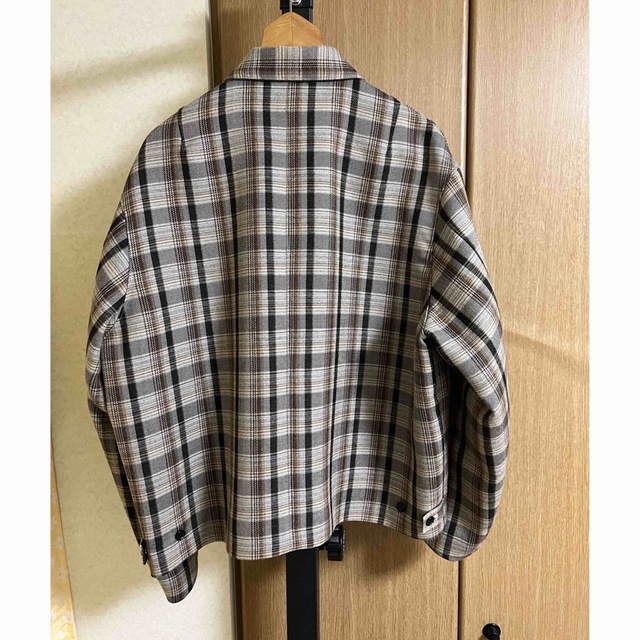 AURALEE - AURALEE DOUBLE FACE CHECK ZIP BLOUSONの通販 by ゆー's