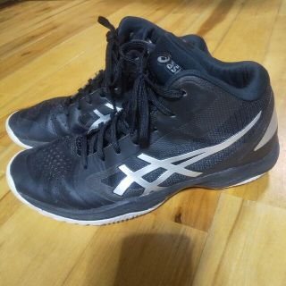 アシックス(asics)の！専用！ asics ﾊﾞｽｹｯﾄﾎﾞｰﾙｼｭｰｽﾞ ﾊﾞｯｼｭ 24 黒(バスケットボール)