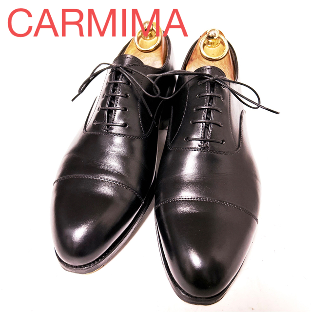 22.CARMIMA カルミナ ストレートチップ ブラック UK6.5 | www.jarussi