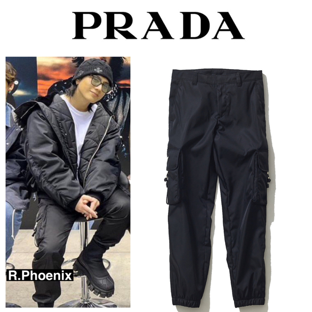 一部予約!】 - PRADA PRADA カーゴパンツ Pantsリナイロン Re-Nylon