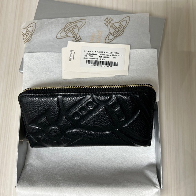 Vivienne Westwood ヴィヴィアンウエストウッド 長財布 黒の通販 by