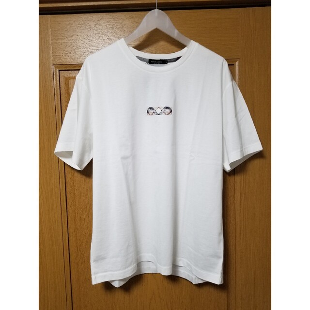 【新品】ブラックレーベルクレストブリッジ Tシャツ バーバリー ロゴ白 LL