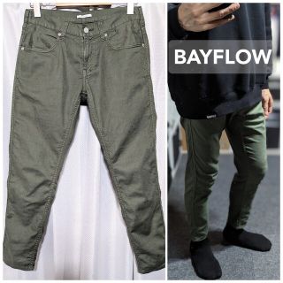 ベイフロー(BAYFLOW)のBAYFLOWカーキパンツチノパンカジュアルパンツアンクルパンツMサイズ(チノパン)