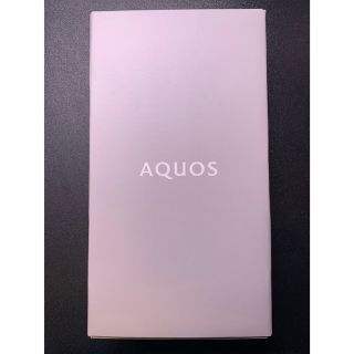 アクオス(AQUOS)のSHARP AQUOS sense6 ブラック  新品未開封(スマートフォン本体)