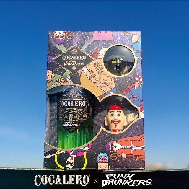 PUNK DRUNKERS(パンクドランカーズ)の【COCALERO × PUNK DRUNKERS】お酒の神様セット第二弾 ハンドメイドのおもちゃ(フィギュア)の商品写真