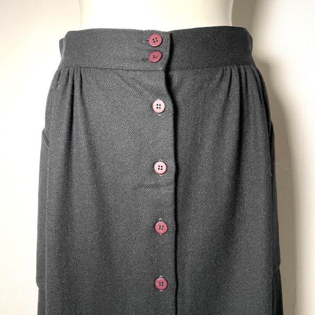 ロンドンガール❗️【アメリカ古着】超美品60s黒ヴィンテージウール