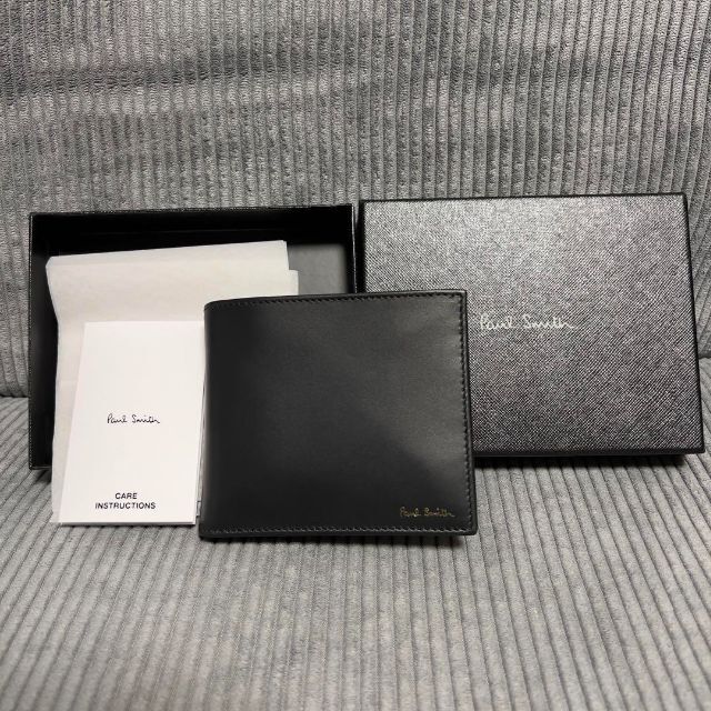 Paul Smith ポールスミス 二つ折り財布  M1A 4833 ブラック 1