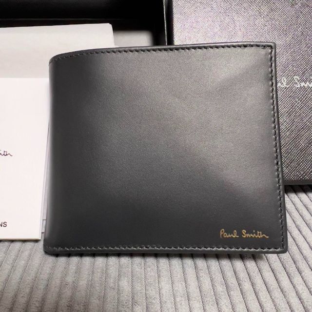 Paul Smith ポールスミス 二つ折り財布  M1A 4833 ブラック 2