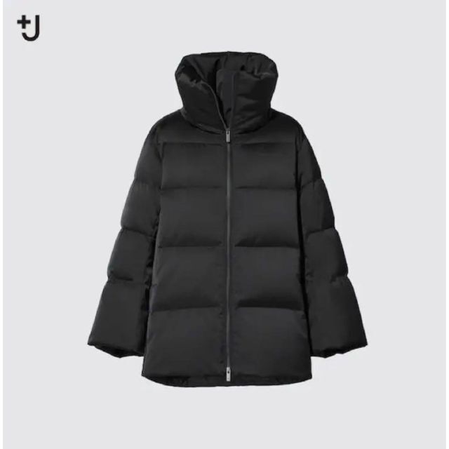 UNIQLO(ユニクロ)の【ユニクロ】 +j 21aw 即完 ダウンボリュームジャケットL黒ブルゾンUJW レディースのジャケット/アウター(ダウンジャケット)の商品写真