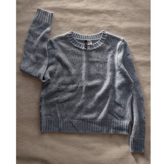 エイチアンドエム(H&M)のH&M Sサイズ　水色長袖セーター　レディースニット(ニット/セーター)