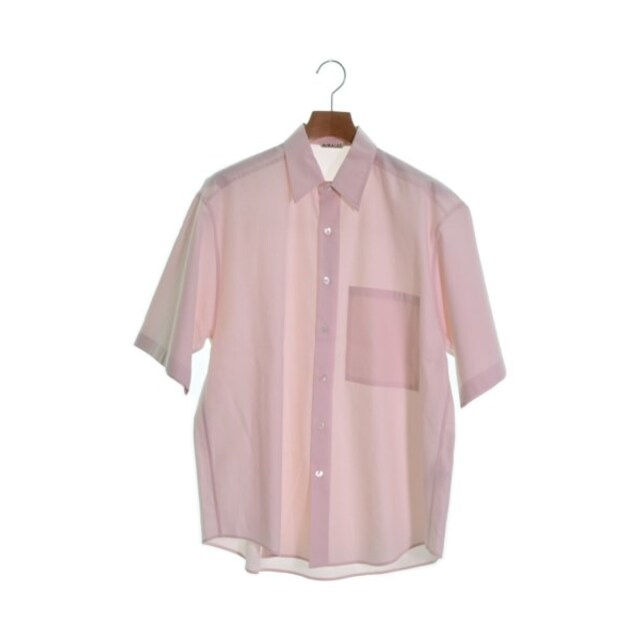 AURALEE オーラリー カジュアルシャツ 3(S位) ピンク