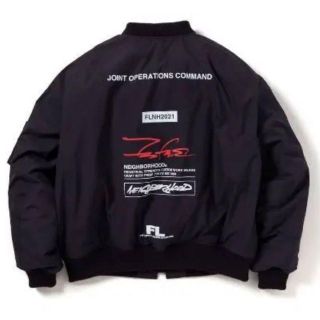 ネイバーフッド(NEIGHBORHOOD)の美品 NEIGHBORHOOD×FUTURA×Marmot MA-1 ジャケット(フライトジャケット)