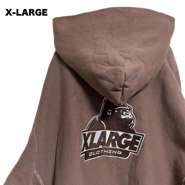 XLARGE(エクストララージ)のX-LARGE × champion リバースウィーブ バック刺繍ロゴ パーカー メンズのトップス(パーカー)の商品写真