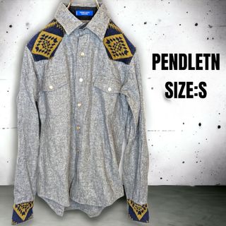 ペンドルトン(PENDLETON)の入手困難 PENDLETN ペンドルトン ウール ウエスタンシャツ グレー(シャツ)