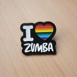 ズンバ(Zumba)のI LOVE  ZUMBA  ピン(バッジ/ピンバッジ)