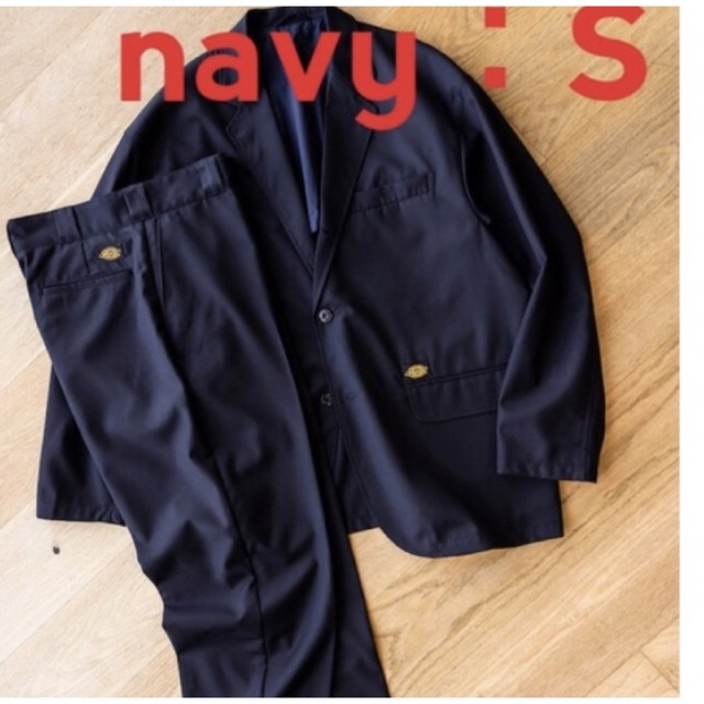 Dickies(ディッキーズ)のBEAMS Dickies × TRIPSTER 野村訓市 ネイビー S メンズのスーツ(セットアップ)の商品写真