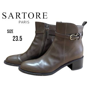 サルトル(SARTORE)の★美品★サルトル SARTORE ショートブーツ ブラウン(ブーツ)