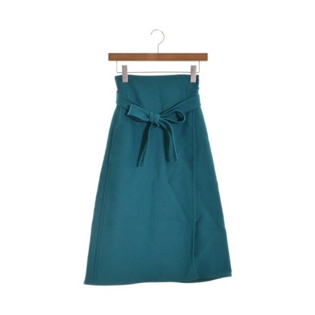 CELINE - CELINE セリーヌ ロング・マキシ丈スカート 36(XS位) 緑系 【古着】【中古】