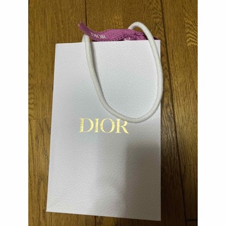 ディオール(Dior)のDIOR紙袋　ピンクリボンつき(ショップ袋)