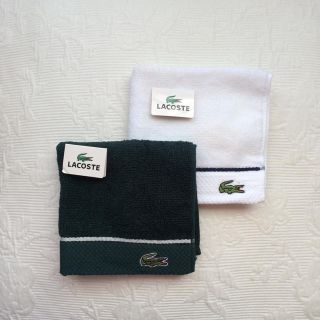 ラコステ(LACOSTE)のLACOSTE✴︎タオルハンカチ 2枚(ハンカチ/ポケットチーフ)