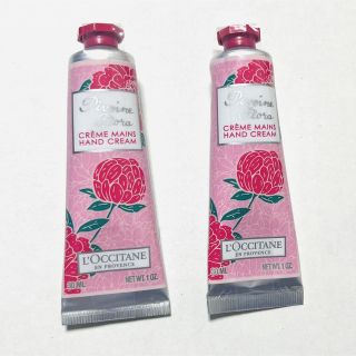 ロクシタン(L'OCCITANE)のティンカーベル様専用【新品2本】ロクシタン ピオニー フェアリーハンドクリーム(ハンドクリーム)