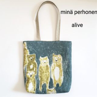 ミナペルホネン(mina perhonen)のミナペルホネン　alive ハンドメイド　ミニトートバック(バッグ)