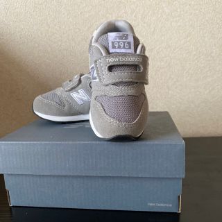 ニューバランス(New Balance)のニューバランス　ベビーシューズIZ996 グレー　美品　12センチ(スニーカー)