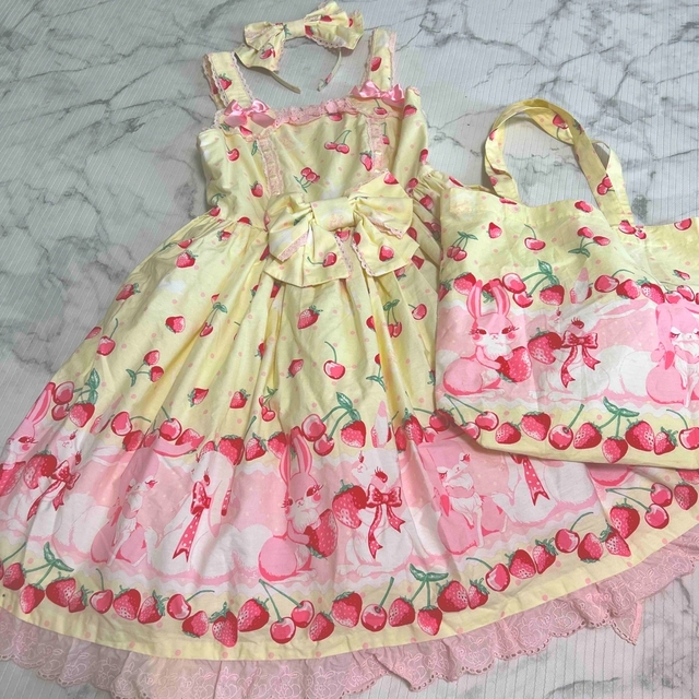 Angelic Pretty - 新品 アンジェリックプリティ チェリーベリーバニー