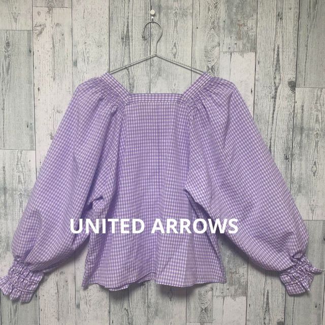 UNITED ARROWS(ユナイテッドアローズ)のUNITED ARROWS ユナイテッドアローズ　レディース　チェック　シャツ レディースのトップス(シャツ/ブラウス(長袖/七分))の商品写真