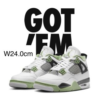 ナイキ(NIKE)の【RIRI様】Nike WMNS Air Jordan 4 Oil Green(スニーカー)