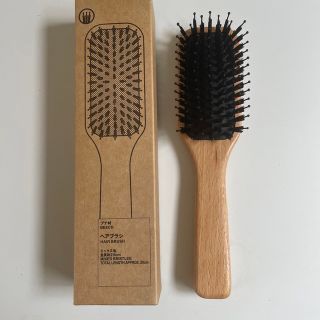 ムジルシリョウヒン(MUJI (無印良品))の[むぎちょこ様専用]無印良品 ブナ材ヘアブラシ ミックス毛・全長 20cm(ヘアブラシ/クシ)