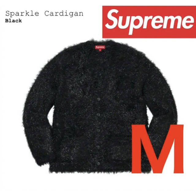 『Supreme』 23SS Sparkle Cardigan ブラックM