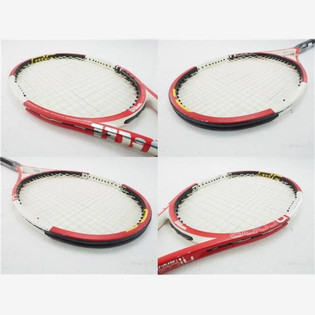 テニスラケット ウィルソン エヌ シックスワン ツアー 90 2005年モデル (G3)WILSON n SIX-ONE TOUR 90 2005312ｇ張り上げガット状態