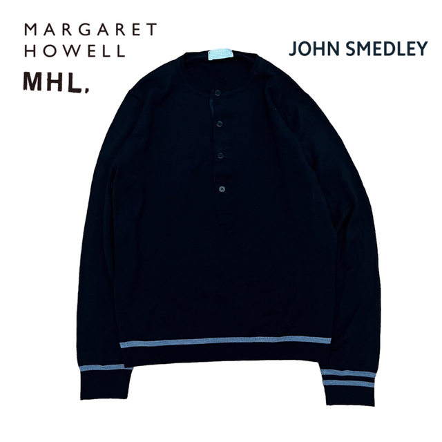 【JOHN SMEDLEY】マーガレットハウエル別注 プルオーバーニット M