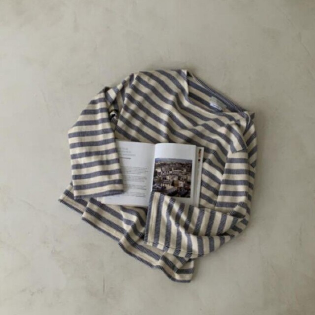 ARGUE(アギュー)のargue フレンチアンティークボーダー プルオーバー レディースのトップス(Tシャツ(長袖/七分))の商品写真