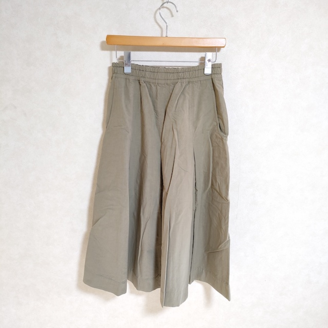 MHL. 595-1232505 COTTON PLAIN WEAVE サイズ0 ロングスカート エムエイチエル