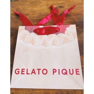 ジェラートピケ(gelato pique)のジェラートピケ ショッパー 紙袋 新品未使用(ショップ袋)