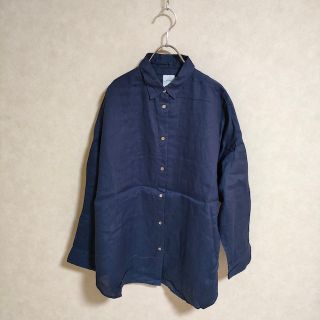 スピックアンドスパン(Spick & Span)のSpick and Span リネンビッグシャツ 長袖シャツ スピックアンドスパン(シャツ/ブラウス(長袖/七分))