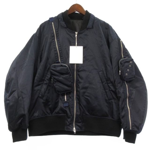 【好評にて期間延長】 other - フィンガリン 22AW タグ付き フライト ジャケット ネイビー L フライトジャケット 【好評にて期間延長】 other - フィンガリン 22AW タグ付き フライト ジャケット ネイビー L フライトジャケット