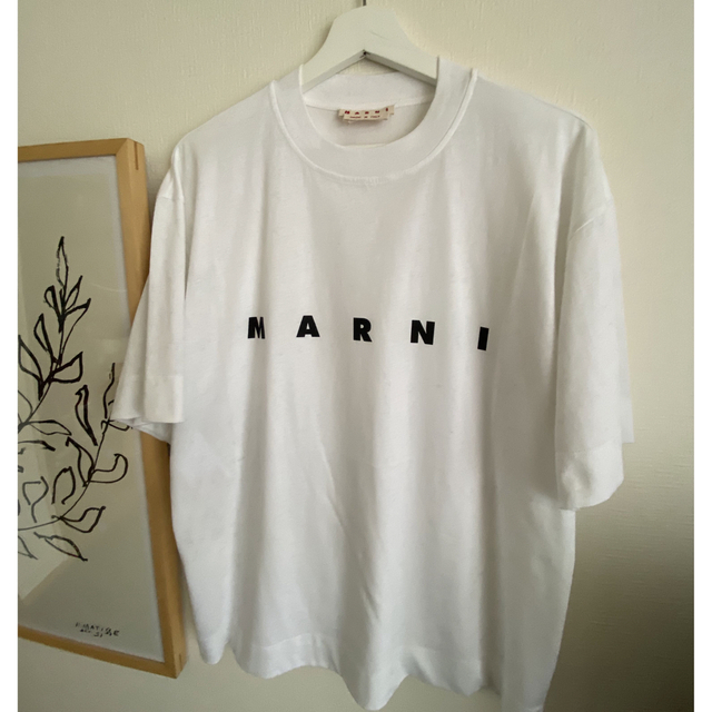 Marni(マルニ)の【4/10クーポン便乗値下げ❗️】MARNI     ロゴTシャツ　Mサイズ メンズのトップス(Tシャツ/カットソー(半袖/袖なし))の商品写真