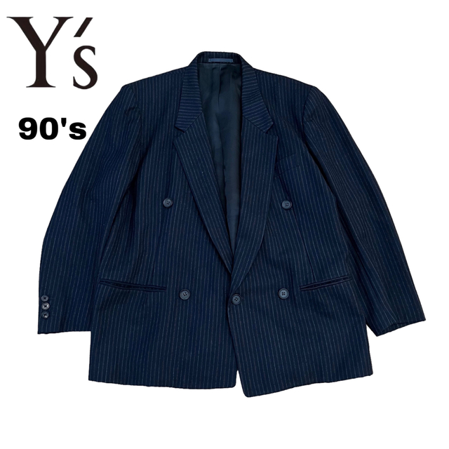 【Y´s for men】90s ダブルブレスト テーラードジャケット Sのサムネイル